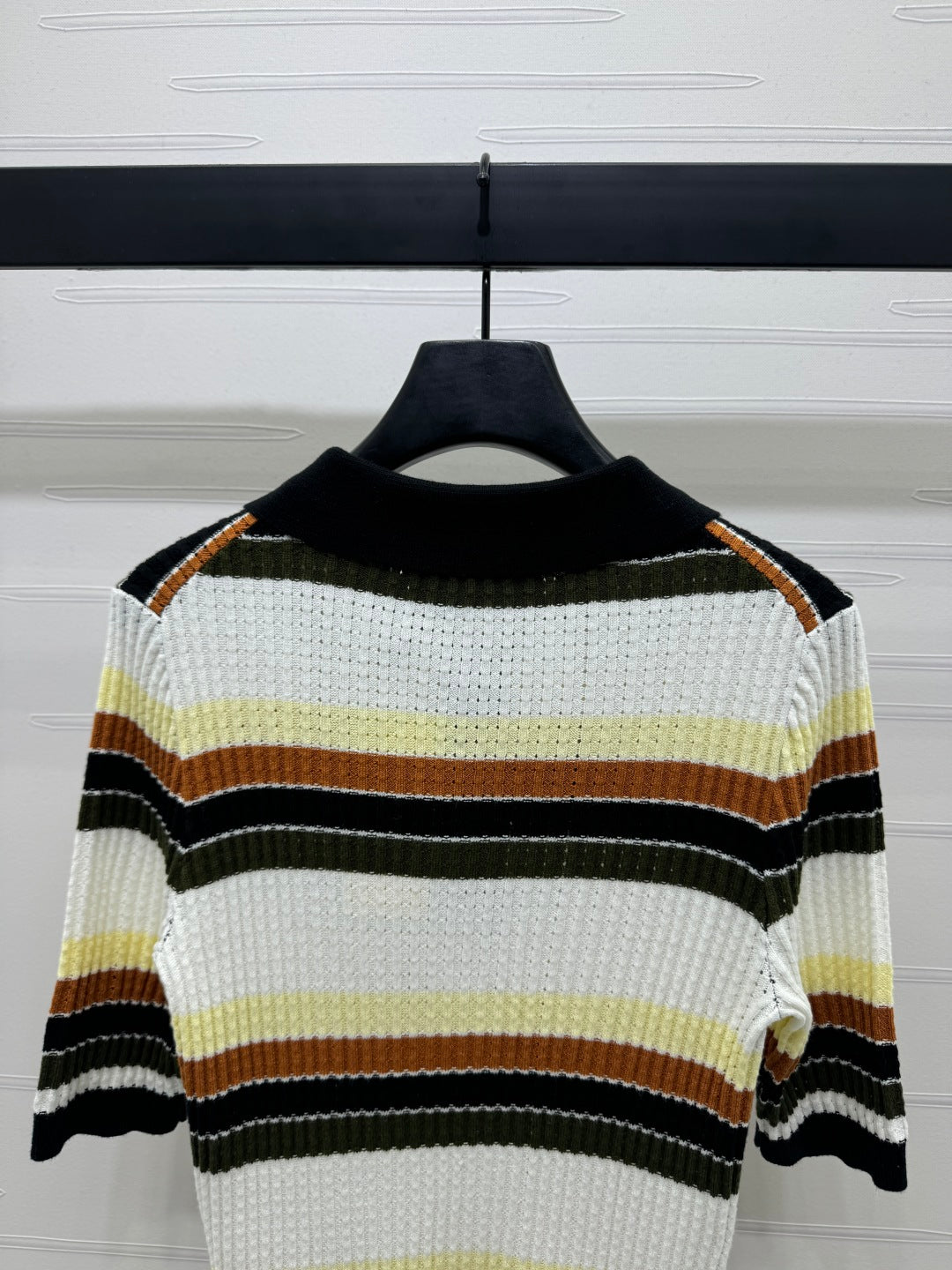 GUCCI 25S SHORT SLEEVE STRIPED POLO SHIRT 264080