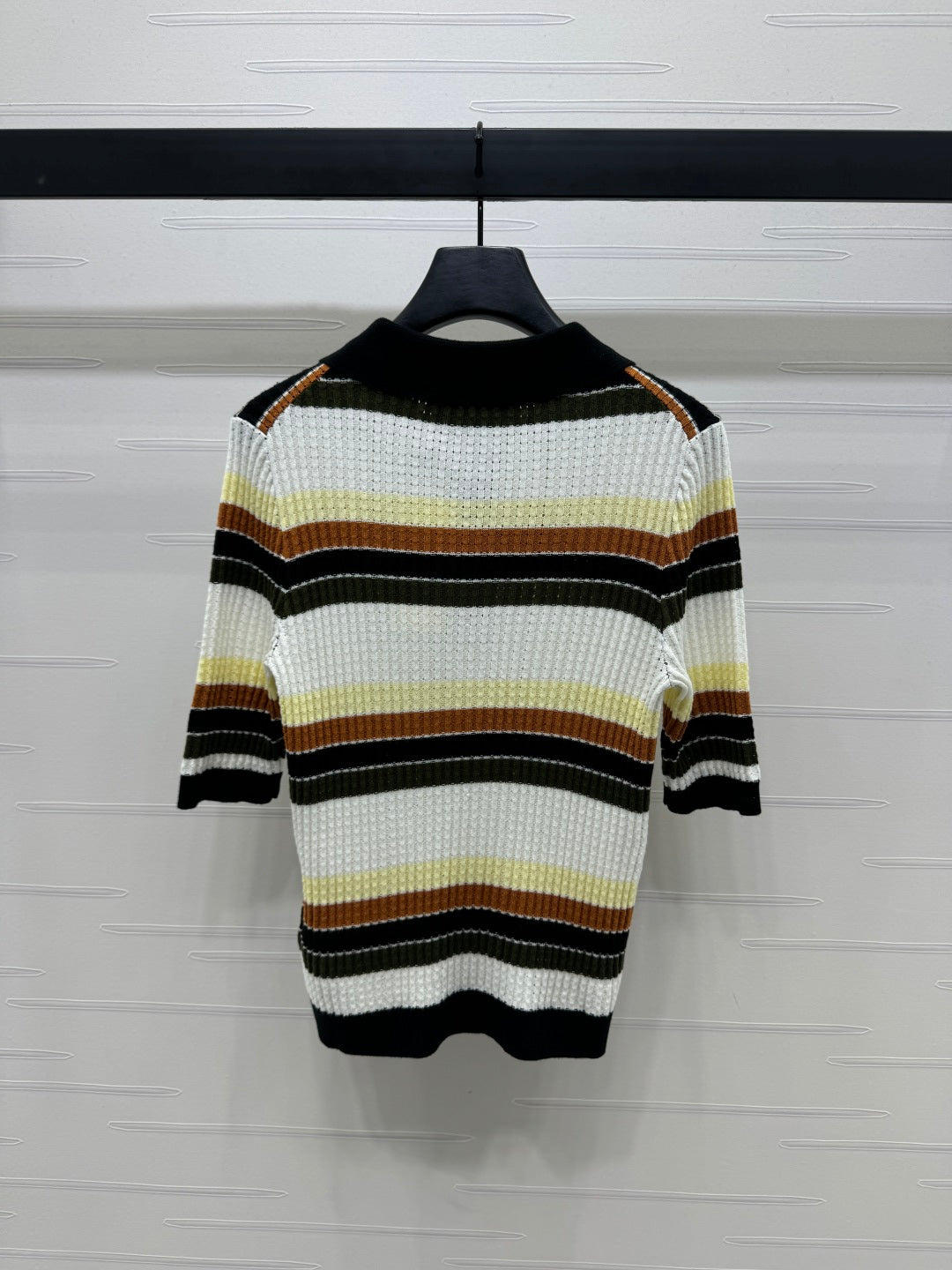 GUCCI 25S SHORT SLEEVE STRIPED POLO SHIRT 264080