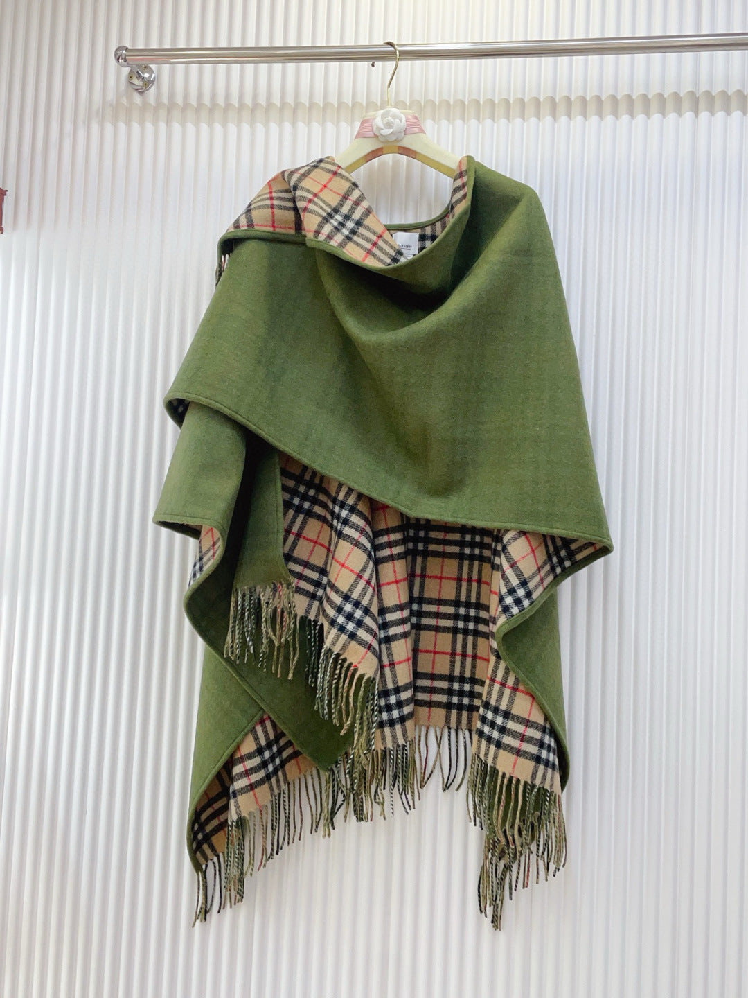 BURBERRY 25S DOUBLE-FACED CASHMERE COAT 208