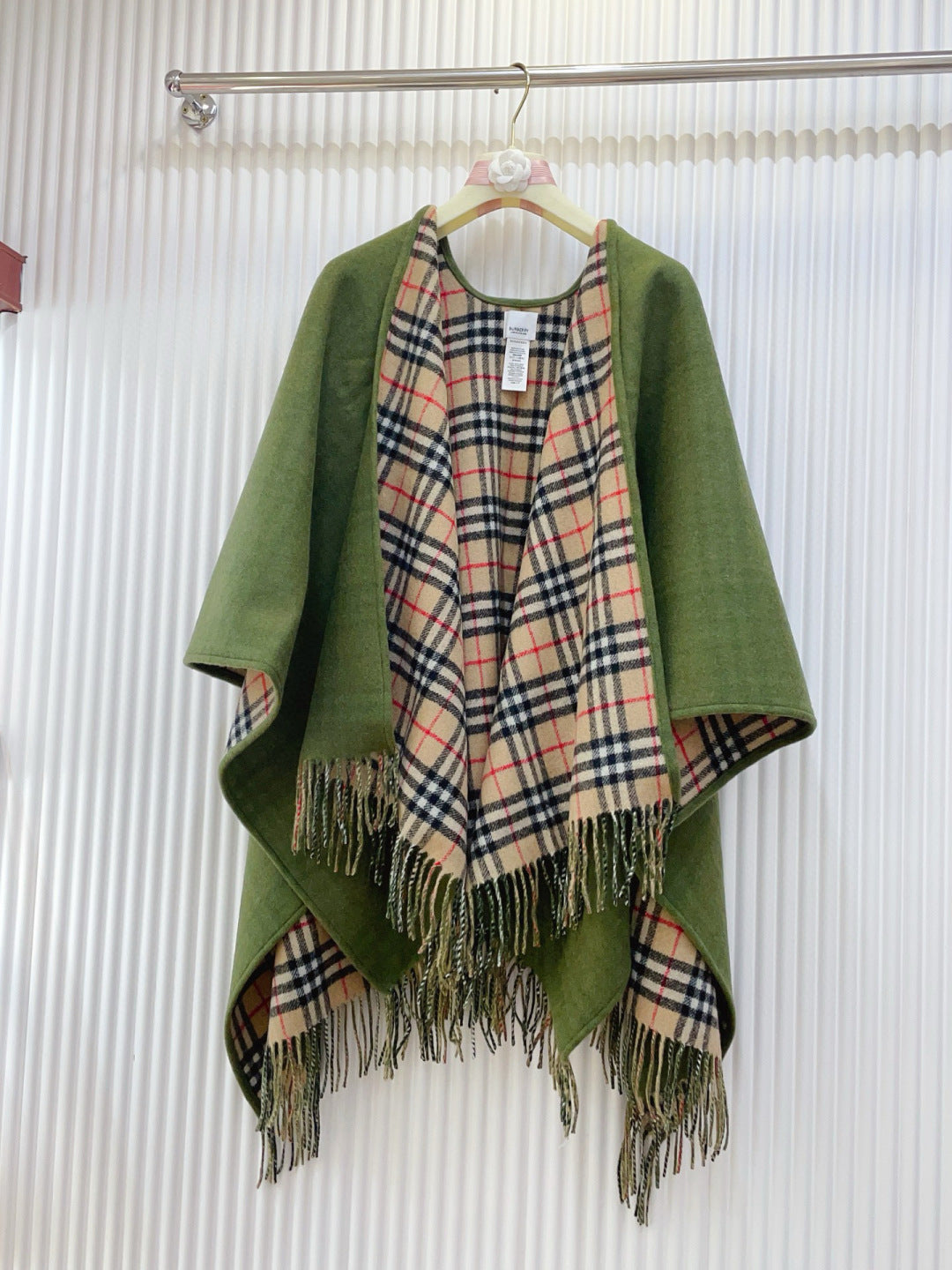 BURBERRY 25S DOUBLE-FACED CASHMERE COAT 208