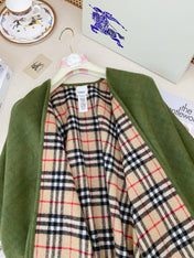 BURBERRY 25S DOUBLE-FACED CASHMERE COAT 208