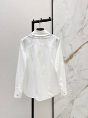 VALENTINO 26S PETER PAN COLLAR SHIRT WITH BOW STYLE 57