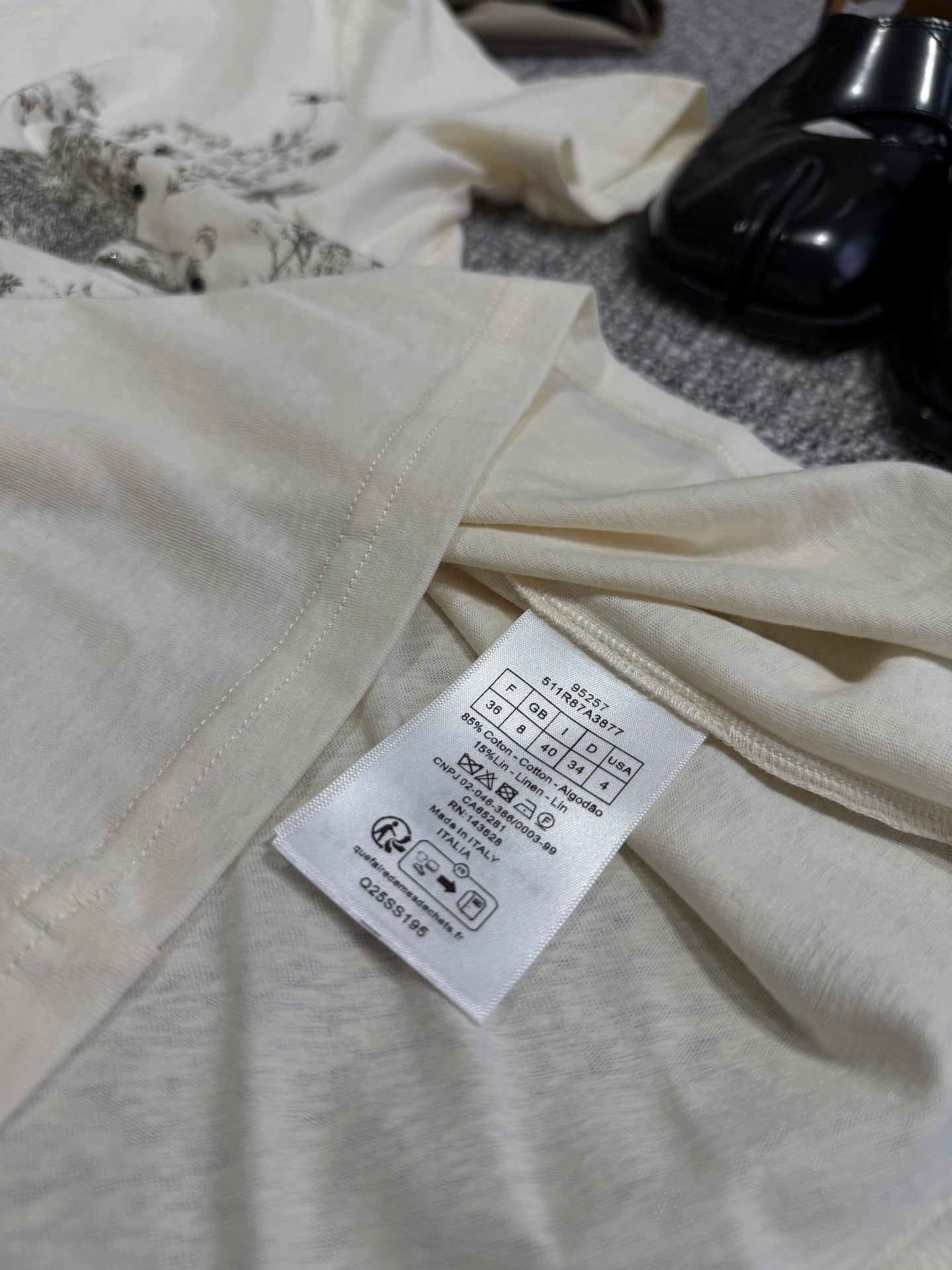 Dior 25C T-shirt White 228231