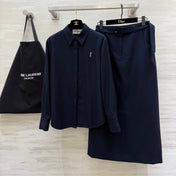 YSL 26S SHIRT AND SKIRT SET 306