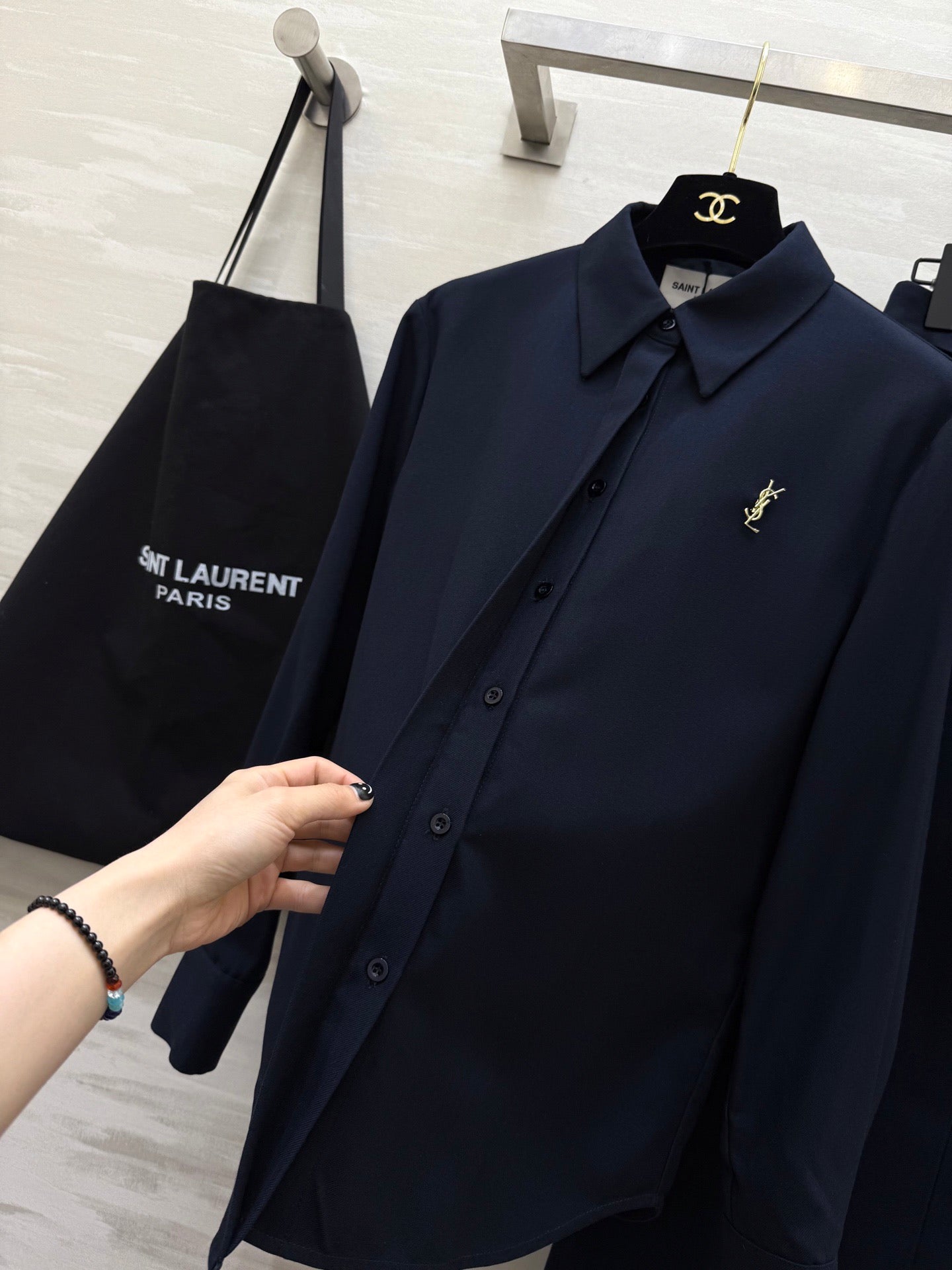 YSL 26S SHIRT AND SKIRT SET 306