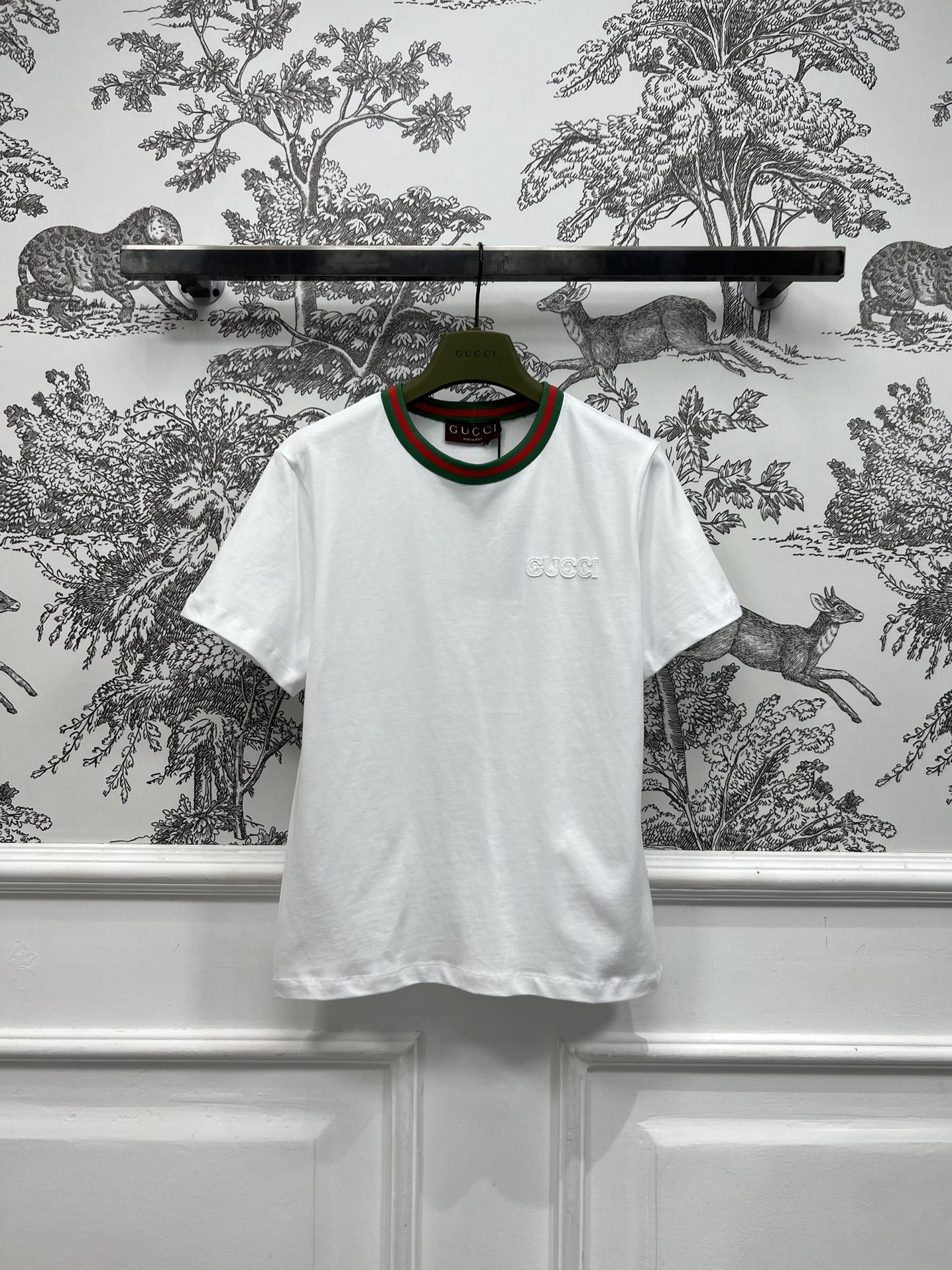 GUCCI 25S SHORT SLEEVE ROUND NECK T-SHIRT 262985