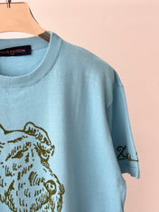 LV 25 T- Shirt Sky Blue Cotton 232739