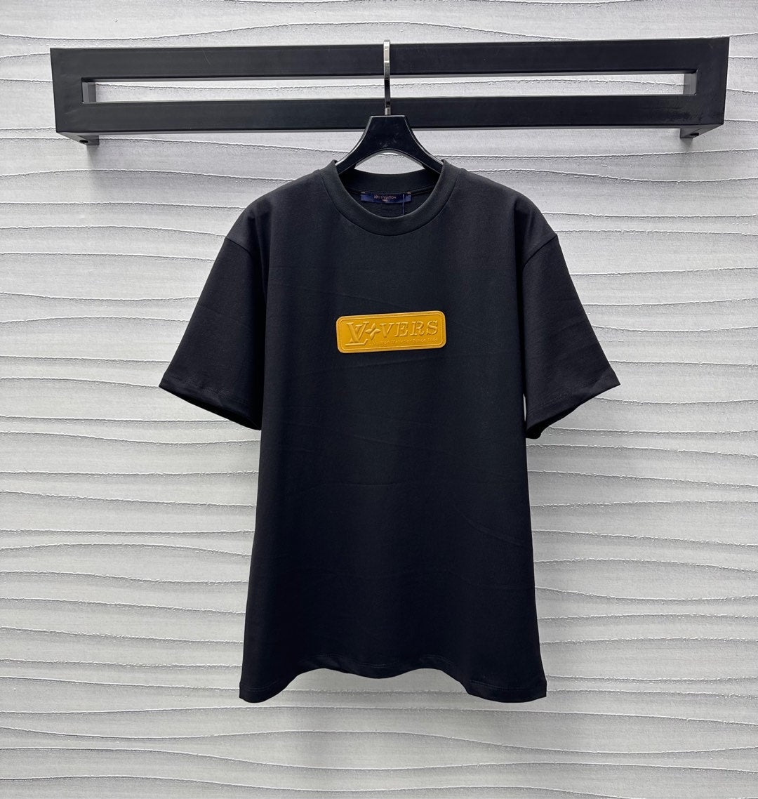 LV 25C VVN Patch Short-Sleeved Cotton Crewneck 229092