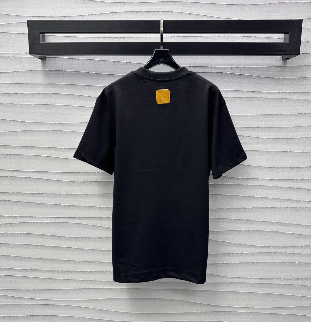 LV 25C VVN Patch Short-Sleeved Cotton Crewneck 229092