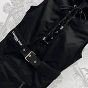 DIOR 25S DRAWSTRING VEST DRESS 264662