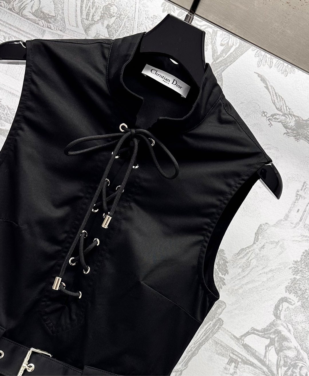 DIOR 25S DRAWSTRING VEST DRESS 264662