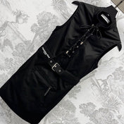 DIOR 25S DRAWSTRING VEST DRESS 264662