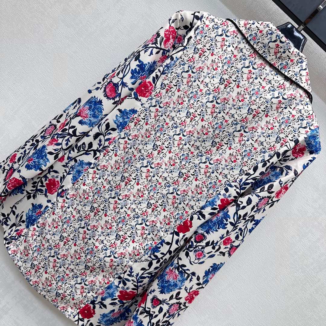 LV MULTICOLOR FLORAL PRINT SHIRT 263834