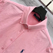 RALPH LAUREN SHORT-SLEEVE SHIRT PINK 274777